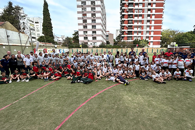 Minivolley an der Schule Santa Teresa